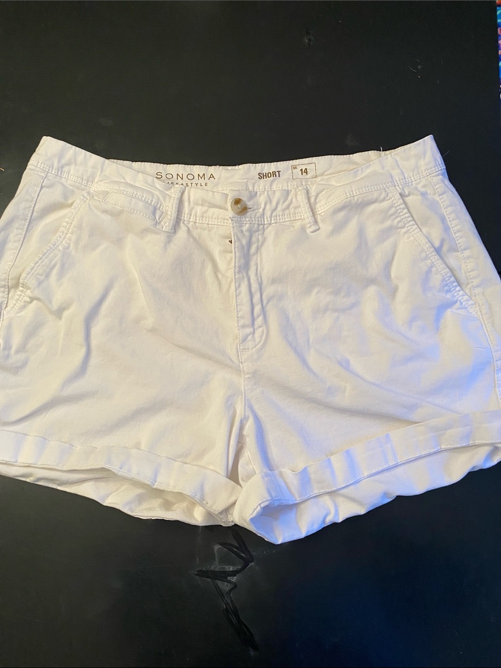 Sonoma White Women's Cotton Shorts